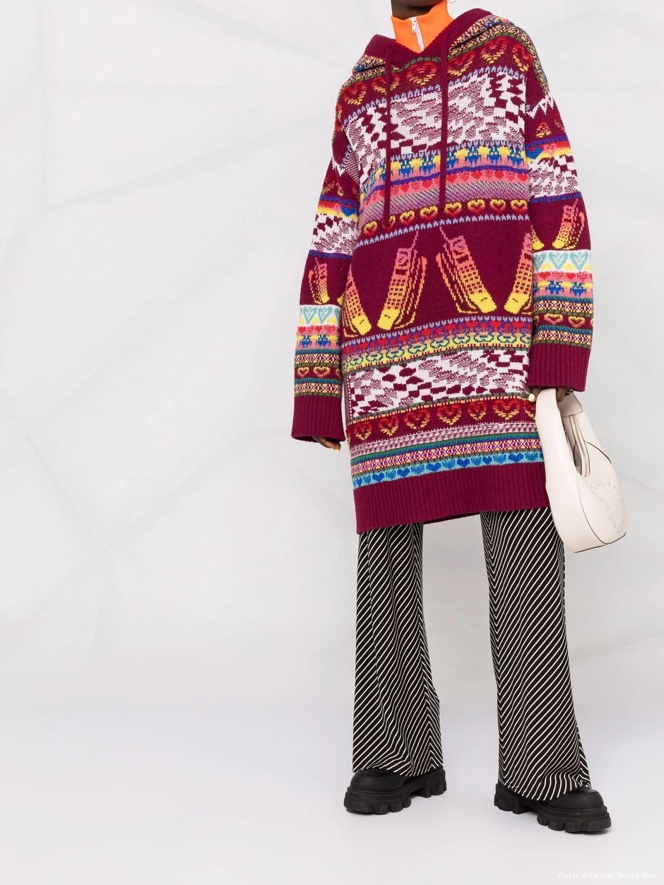 Affordable Stella intarsia-knit Women jumper McCartney 0825